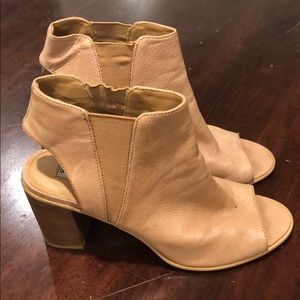Steve Madden open toe booties